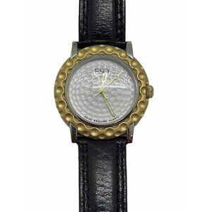 ESQ Swiss ESQUIRE Quartz 300231 Wristwatch Analog Women Watch Golf Ball Face